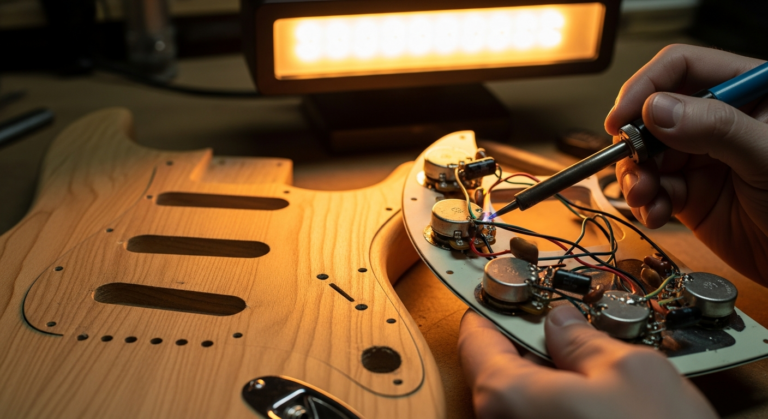 Riparare una chitarra elettrica