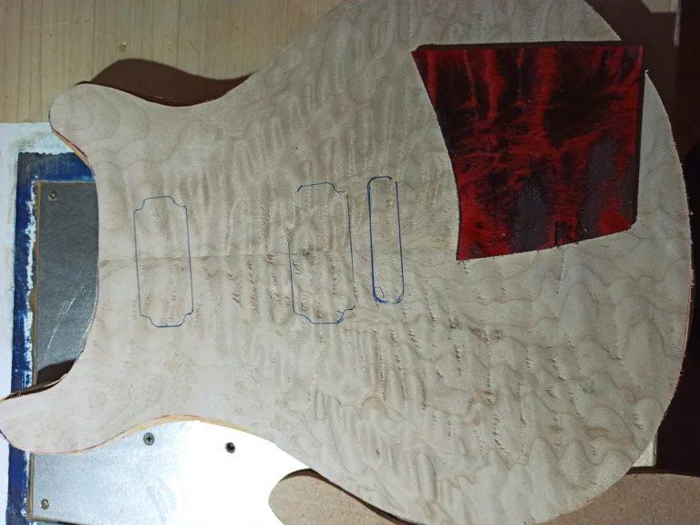 Disegno corpo chitarra