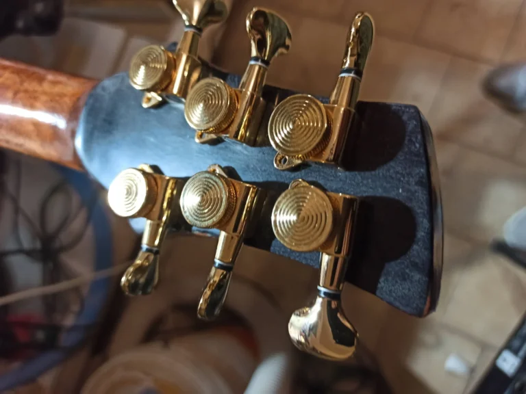 Installazione paletta meccaniche chitarra