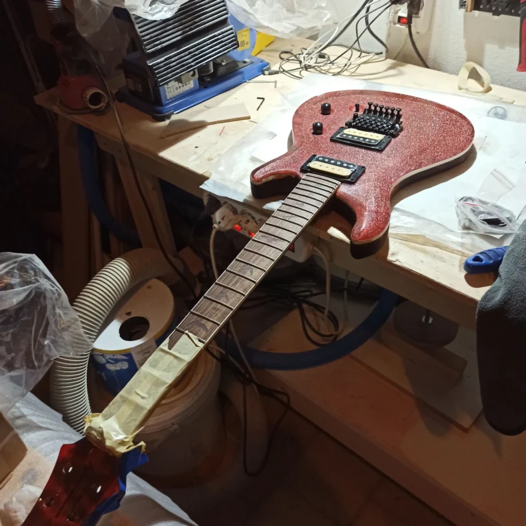 Installazione pickup corpo chitarra