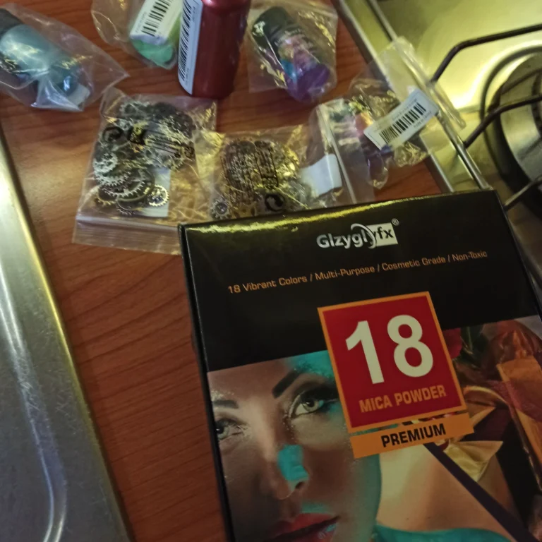 Preparazione corpo mica powder