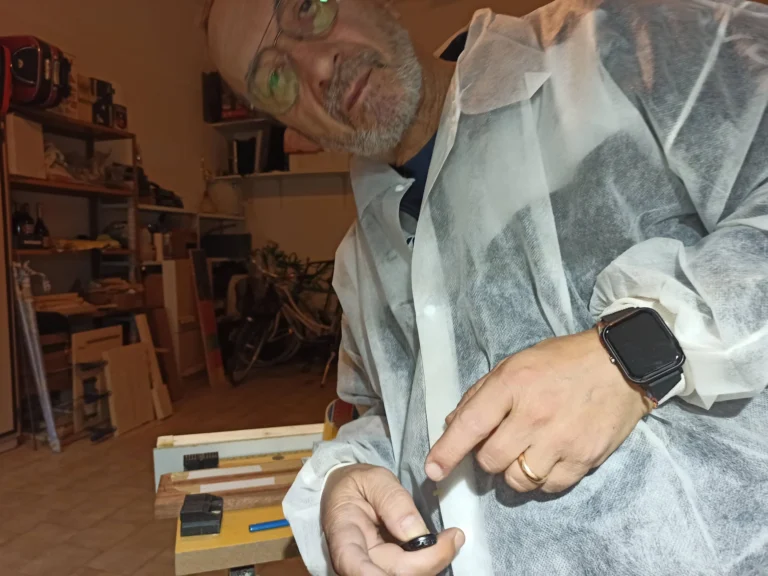 Preparazione corpo strumento