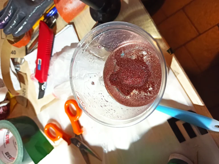 preparazione corpo vernice glitter img 01
