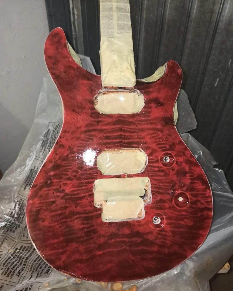 prs verniciatura corpo chitarra img 01
